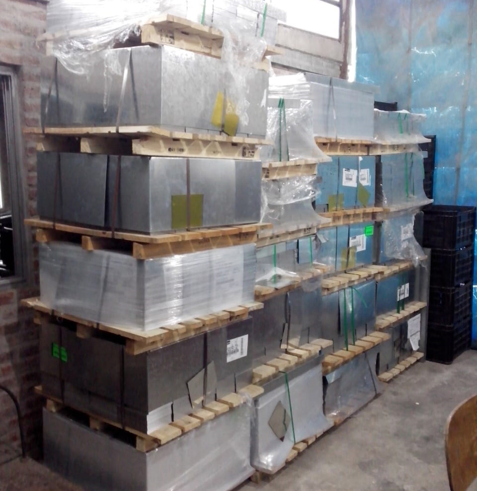 Stock de material para fabricacion